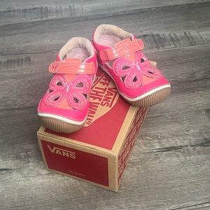 🦋 Pink Butterfly Stide Rite Shoes Sz 9